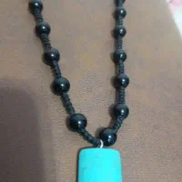 آویز سنگ شبق با فیروزه اصل