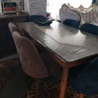 میز غذاخوری شش نفره