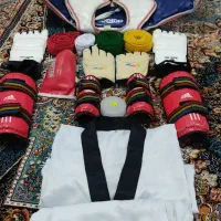 کلیه لوازم ورزشی تکواندو کامل سایز ۳
