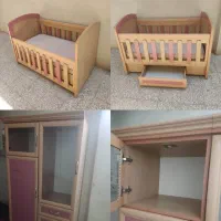 تخت و کمد کودک سرویس خواب کودک