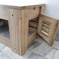 قفس دوعدد ام دی اف و چوب روس سفارشی