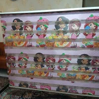 پرده زبرا طرح دختر توت فرنگی
