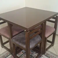 میز غذا خوری کم جا ۴ نفره