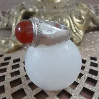 انگشتر نقره کار استاد جباری
