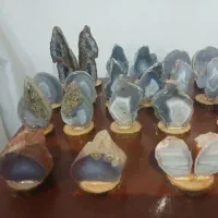 سنگ های پولیش شده  عقیق سلیمانی،کبود،شجر و ژئود