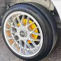 رینگ و لاستیک BBS سایز ۱۶ درحدنو