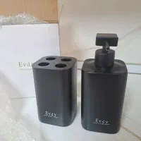 جا مایع و مسواک مشکی برند اودی evdy home