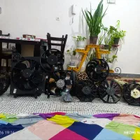 فن کولر120وات پراید تیبا سایناوفابریکی و فن رادیات