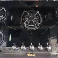 اجاق گاز تو کار ۵ شعله نو برند technopec