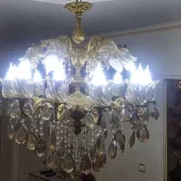 لوستر برنزی 12شاخه 18شعله