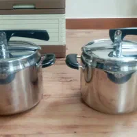 زودپز ایتالیایی دوقلو ۶ لیتری و سه لیتری موجوده