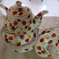 قوری چینی کتری لعابی