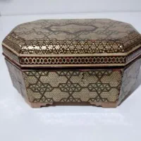جعبه هشت ضلعی خاتم
