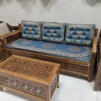 تخت ومبل چوبی سنتی