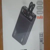 پاور بانک 10هزار سان پین و شارژر وایرلس