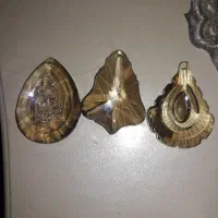 ۳۰۰ عدد آویز کریستالی لوستر  رنگ شامپاینی