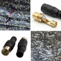 پخش فیش آنتن نری مادگی برنجی رسیوری - بابابرقی
