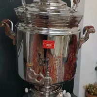 سماورگازی 20لیتری برنجی سنگین وزن مناسب قهوه خونه
