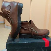 نیم بوت چرم اصلی سایز ۳۹
