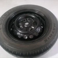 یک جفت لاستیک پراید سایز175 به همراه یک عدد رینگ