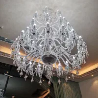 لوستر باکارات ۱۶ شاخه عسلی|لوستر و چراغ آویز|تهران, صفاییه (چشمه علی)|دیوار
