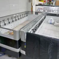 یخچال فریزر پرده هوا الکترو استیل