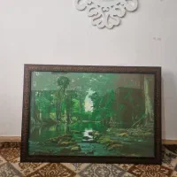 تابلو منظره دارای چراغ