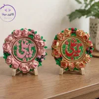 گیفت مگنتی و پایه‌دار گل رز  مزین ۷۵ تومن