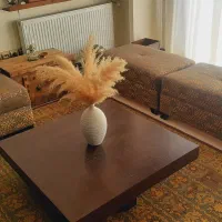 نیم ست مبلمان دو عد پاف و یک مبل تکی
