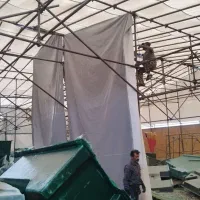 چادر دوزی برزنت کانتینری مهرآرا سایبان