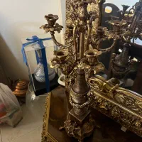 اینه قدی و کنسول و شمعدان