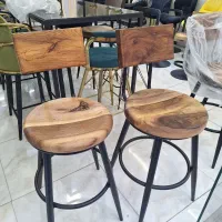 صندلی اپن کانتر جزیره مدل ویرا چوبی