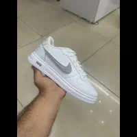 کفش ونس ایرفورس مردانه سفید طوسی