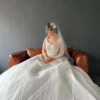 لباس عروس سنگ دوزی کار دست