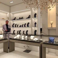 طراحی و اجرای طلافروشی با جدید ترین سبک ها