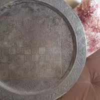 سینی مسی قاجاری اندازه ۷۰سانتی