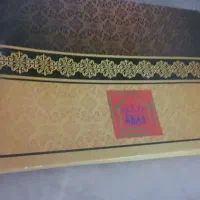 سینی استیل و طلایی