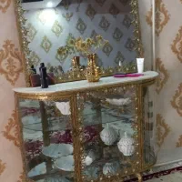 آیینه بوفه برنز خالص