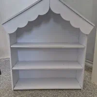 شلف دیواری و رو کابینتی طرح کلبه