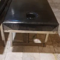 تخت ماساژ پایه استیل