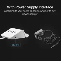 هاب 4 پورت USB 3.0 یوگرین به همراه آداپتور