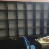 5 عدد قفسه 3 عدد میز کار  ام دی اف