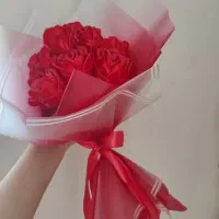 دسته گل روبانی نو