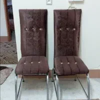 صندلی فلزی روکش مخمل