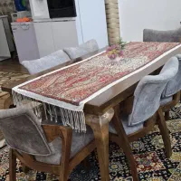 نهار خوری ۶ نفره چوب راش