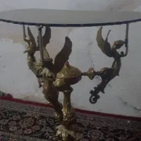 میز خاطره کلکسیونی مدل سه فرشته تمام برنز