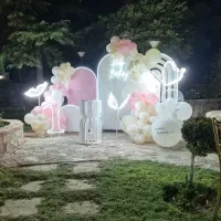 پپاپیک تک شاخ رنگین کمان بادکنک آرایی