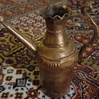 آفتابه کوچک مسی برنجی و دیگ کوچک مسی