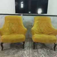 مبل راحتی تک نفره ( ۲ عدد )