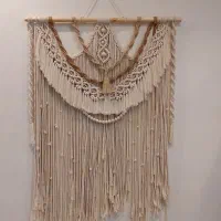 دیوار کوب مکرومه